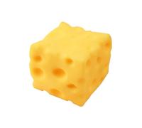 Cheese Fidget Toy - Jouet Au Fromage squshy Anti-Stress Sensoriel, Jouet À Presser Au Fromage, Options De Poids Total De 100 G À 600 G + 3 Tailles Variables, Caoutchouc Thermoplastique Flexible -