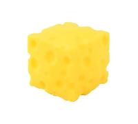 Cheese Fidget Toys - 1.97inch Stress Relief squishie for Desk | Soft Squeeze Fidget | Silicone Durable Stress Material - Slow Rising Cheese Toy for Adults Students Office Fun Use