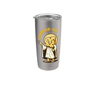 Cheese Religion Cheesy Jesus Cheese-Us Pun Christianisme Gobelet isotherme en acier inoxydable double paroi