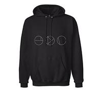 Cheese Scheme Destiny Hoody Unisex Ptinted Hoodies Long Sleeve Men's Hooded with Pocket Black XXXL