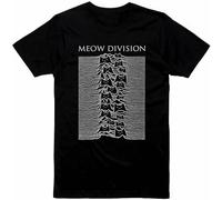Cheese Scheme Meow Division T-Shirt Crew Neck Unisex Short Sleeve T-Shirt M