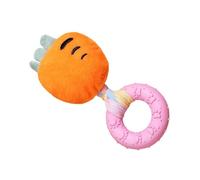 Cheese-Shaped Dog Squeak Toy, Plush Calming Sound Game, Pet Teething Accessory with Play Style, Lifestyle Gadgets for Indoor Outdoor Fun, Household Supplies for Training Exercise Enrichment Playtime