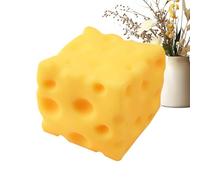 Cheese Squeeze Toy, Sensory Fidget Toy, Small Stress Relief for Kids, Adults, Students, Office Workers, Home, Classroom, Travel, Fun Daily Play