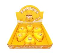 Cheese Squeeze Toy - Slow Rising Funny Cheese Food, 3.94x3.74x2.16 inches Stress Ease Sensory Prop with Ultra Soft Texture, Desk Gadget, Silent Fidget Toy, Novelty Food Miniature for Relaxation