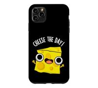 Cheese The Day Jeu de Mots Positif Amusant Coque pour iPhone 11 Pro Max