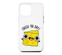 Cheese The Day Jeu de Mots Positif Amusant Coque pour iPhone 12 Pro Max