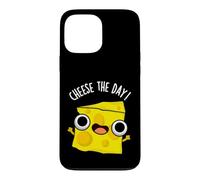 Cheese The Day Jeu de Mots Positif Amusant Coque pour iPhone 13 Pro Max