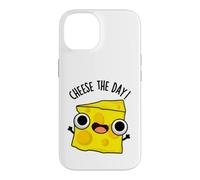 Cheese The Day Jeu de Mots Positif Amusant Coque pour iPhone 14
