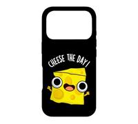 Cheese The Day Jeu de Mots Positif Amusant Coque pour iPhone 17 Pro