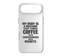 Cheeseburgers Into Regrets Humour Alimentaire drôle Coque pour iPhone Air