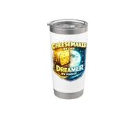 Cheesemaker by Day Dreamer by Night de fromage drôle de Gobelet isotherme en acier inoxydable double paroi