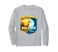Cheesemaker by Day Dreamer by Night de Fromage drôle de Manche Longue