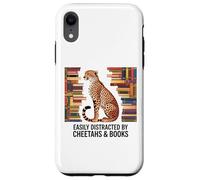 Cheetah Face pour Femmes, Guépard, Imprimé, Livres, Nerds Cheetah Coque pour iPhone XR