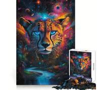 Cheetah Galaxy Vision Puzzle 1000 pièces pour Adolescents Recall Power Serene Escape Precise Edges Cadeau d'anniversaire (50x75cm)