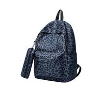 Cheetah Print Bookbag Small P urse Attached Zipper Closure Bag, green, Se | Cheetah Backpack Shoulder Bag fo r Men Women Teen Girls Students Boys Travelers College Classes Casual Weekend