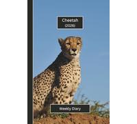 Cheetah Weekly Diary 2026: A gorgeous Week View Planner (spread across 2 pages). It's an ideally sized (6"x9") big cat journal in a large print ... pages. Great gift for friends and family.