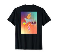 Cheetah World Cheetah Colorful Vivid Nature Exploration Nature Fruit Animal Gradient Back Print T-Shirt