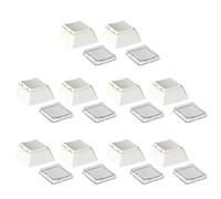 Cheey Profile Lot de 8 touches PC 1U pour claviers mécaniques pour clavier de jeu Remplace les projets