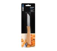 Chef Aid Couteau d’office 17 cm - Lame inox tranchante, manche en bois ergonomique, pour éplucher tailler ciseler fruits et légumes, outil de cuisine durable