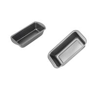 Chef Aid Lot de moules à pain - Moule à pain anti-adhésif de 0,5 kg et 0,9 kg, 450 g et 900 g, gris