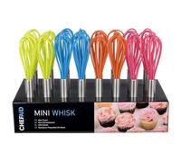 Chef Aid Mini Fouet rétro coloré, Couleurs Assorties, Gadget de Cuisine