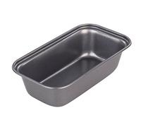 Chef Aid Moule à pain mini, antiadhésif, rectangulaire, 13,5 x 6,5 cm, idéal pour petits pains, gâteaux et pâtisseries, portions individuelles et desserts, Gris
