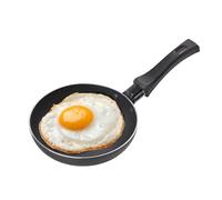 Chef Aid Mini poêle à frire en aluminium avec revêtement anti-adhésif de 14 cm de large et idéale pour faire frire des œufs ou des portions individuelles, livrée avec une poignée résistante à la