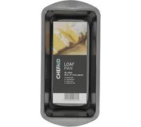 Chef Aid Moule à Pain Rectangulaire Antiadhésif 450 g, 18,5 x 9 x 6 cm, Idéal pour Pain, Pâtisseries et Gâteaux, Compatible LaveVaisselle, Réfrigérateur et Congélateur, Noir