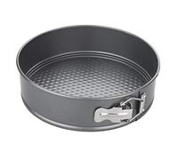 Chef Aid Moule à Gâteau Rond Démontable, Antiadhésif avec Base Amovible pour Démoulage Facile, Compatible Réfrigérateur et Congélateur, Gris, 20,4 cm