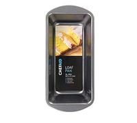 Chef Aid Moule à Pain Rectangulaire Antiadhésif 450 g, 18,5 x 9 x 6 cm, Idéal pour Pain, Pâtisseries et Gâteaux, Compatible LaveVaisselle, Réfrigérateur et Congélateur, Noir