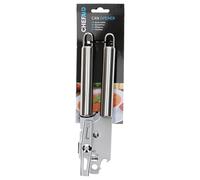 Chef Aid Ouvre Boîte en Acier Inoxydable Manuel avec Poignées Solides Roue de Coupe et Anneaux de Suspension pour Boîtes de Conserve Soupes Légumes et Cuisine Quotidienne