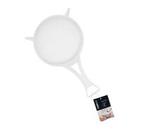 Chef Aid Passoire en maille de nylon large de 22 cm, en plastique blanc Idéale pour égoutter, filtrer et laver légumes, fruits, salades, etc Sans BPA, compatible lavevaisselle