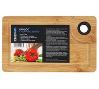 Chef Aid Planche à découper en Bambou Marron 25 x 15 cm