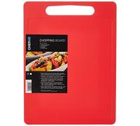 Chef Aid Planche à découper rouge grande taille, surface antidérapante polyvalente, facile à nettoyer, compatible lavevaisselle avec poignée, 40 x 30 cm Autres couleurs disponibles