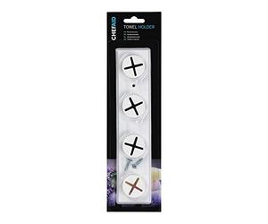 Chef Aid Porte-torchon 4 trous Blanc