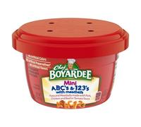 Chef Boyardee Mini- ABC's & 123's Pâtes avec boulettes de viande, 212,6 g