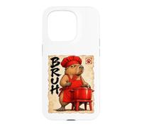 Chef Chef Bruh Anime Kawaii Otaku Japonais Capybara Coque pour iPhone 15 Pro
