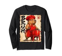 Chef Chef Bruh Anime Kawaii Otaku Japonais Capybara Manche Longue