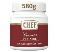 CHEF - Concentré de Viande en Pâte - Sauce, Fonds et Fumet - Pot de 580g