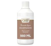 CHEF - Concentré Liquide Champignons - Sauce, Fonds et Fumet - 980ml