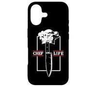 Chef Cook Life Couteau Restaurant Cuisine Cuisine Cuisine Grill Culinaire Coque pour iPhone 17