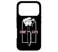 Chef Cook Life Couteau Restaurant Cuisine Cuisine Cuisine Grill Culinaire Coque pour iPhone 17 Pro