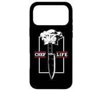 Chef Cook Life Couteau Restaurant Cuisine Cuisine Cuisine Grill Culinaire Coque pour iPhone 17 Pro Max