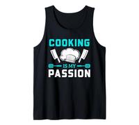 Chef Cooking is My Passion Couperet de Cuisine Graphique Débardeur