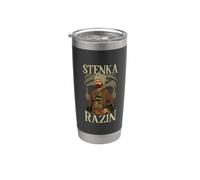 Chef cosaque - Stenka Razin Gobelet isotherme en acier inoxydable double paroi
