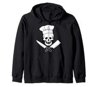 Chef Crâne Drôle Cuisine Pirate Culinary Cook Sweat à Capuche
