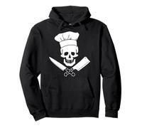 Chef Crâne Drôle Cuisine Pirate Culinary Cook Sweat à Capuche