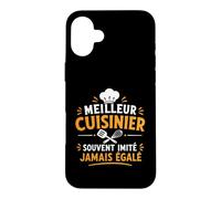Chef Cuisine Métier drôle Homme Meilleur Cuisinier Coque pour iPhone 16 Plus