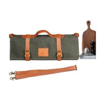 Chef Cutter Roll Sac - Camping Ustens Storage Wrap, Toile de Couteau en Toile | Imperméable pour Les Outils de Cuisson, Porte-Engrenages extérieurs Préparez-Vous de Voyage de Voyage de Terrain de