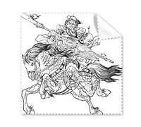Chef-d' œuvre la Romance des Trois royaumes Chine Chinois Figure Guanyu Ligne Dessin Lunettes Chiffon Chiffon de Nettoyage Nettoyant pour écran de téléphone 5 pcs
